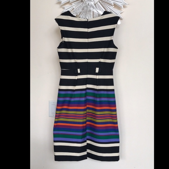 Emma & Michele Midi Striped Sleeveless Dress 6 - Picture 4 of 9